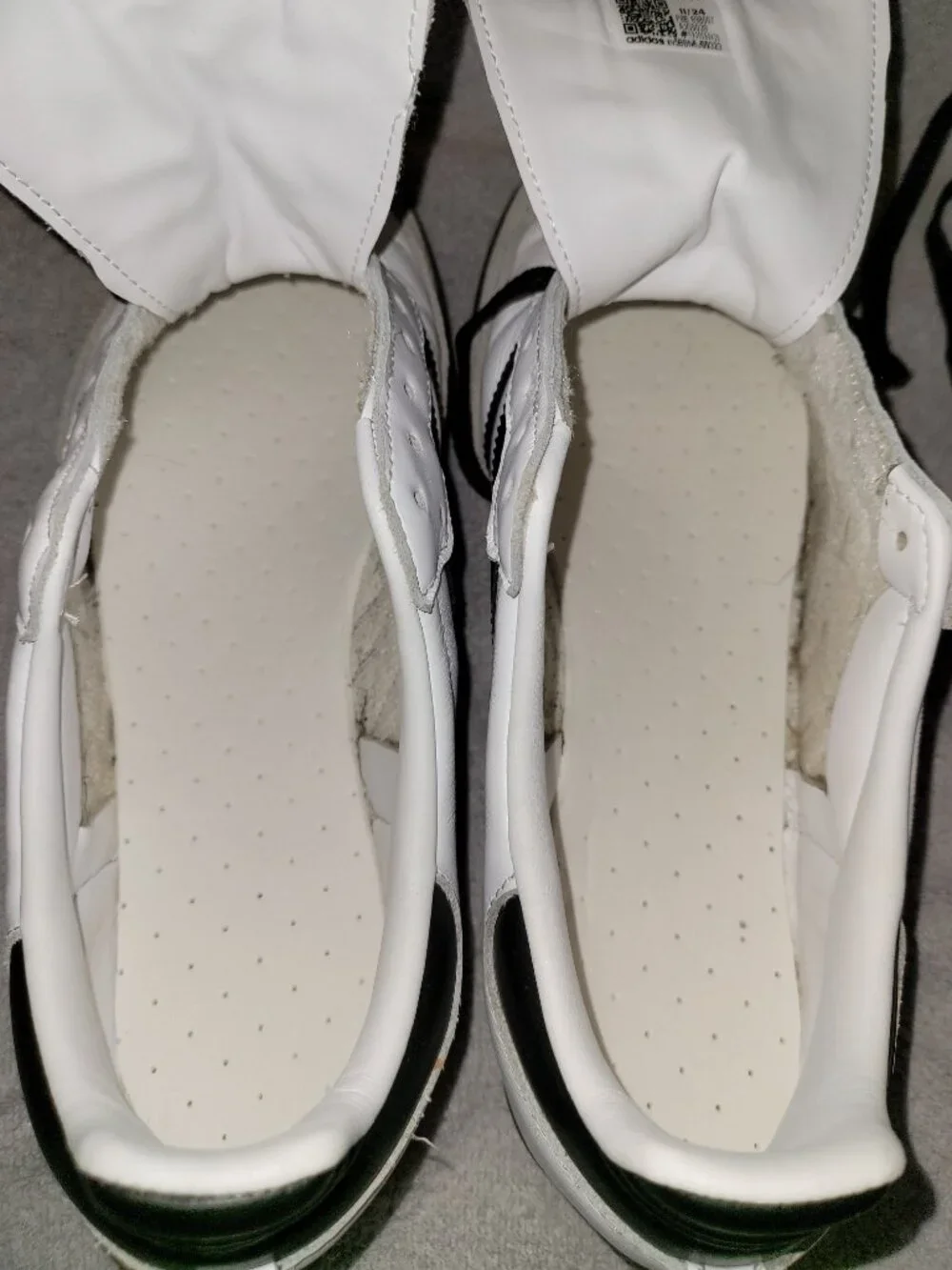 Adidas Samba OG Women's Size 9.5 White Black Brown Gum Sneakers IG9030 (#1019)